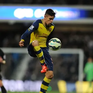 Gabriel in Action: Arsenal vs. Queens Park Rangers, Premier League 2014-15
