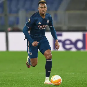 Gabriel in Action: Arsenal vs. SL Benfica, UEFA Europa League Round of 32 (Italy, 2021) Gabriel in Action: Arsenal vs. SL Benfica, UEFA Europa League Round of 32 (Italy, 2021)