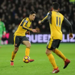 Gabriel (Arsenal). West Ham United 1: 5 Arsenal. Premier League. London Stadium, Stratford Gabriel (Arsenal). West Ham United 1: 5 Arsenal. Premier League. London Stadium, Stratford