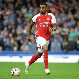Gabriel Charges Forward: Arsenal's Thrilling Advance at Everton's Goodison Park, Premier League 2023-24 Gabriel Charges Forward: Arsenal's Thrilling Advance at Everton's Goodison Park, Premier League 2023-24