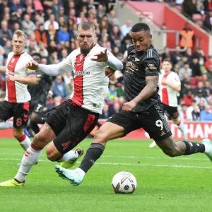 Gabriel Jesus Faces Off Against Lyanco: Southampton vs. Arsenal, Premier League 2022-23