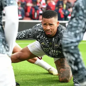 Gabriel Jesus Gears Up: Arsenal's Star Forward Prepares for Arsenal vs Crystal Palace, Premier League 2023-24 Gabriel Jesus Gears Up: Arsenal's Star Forward Prepares for Arsenal vs Crystal Palace, Premier League 2023-24