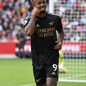 Gabriel Jesus Scores Arsenal's Second Goal: Brentford 1-2 Arsenal (2022-23)