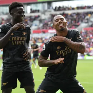 Gabriel Jesus Scores Arsenal's Second Goal: Brentford vs Arsenal, Premier League 2022-23 Gabriel Jesus Scores Arsenal's Second Goal: Brentford vs Arsenal, Premier League 2022-23