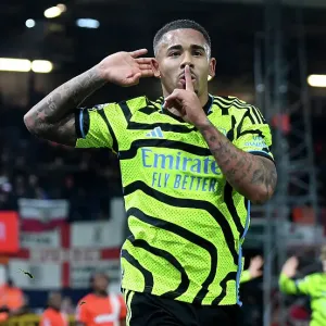 Gabriel Jesus Scores Arsenal's Second Goal: Luton Town 0-2 Arsenal, Premier League 2023-24 Gabriel Jesus Scores Arsenal's Second Goal: Luton Town 0-2 Arsenal, Premier League 2023-24