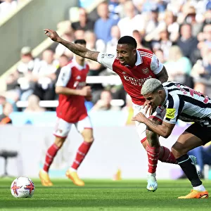 Gabriel Jesus vs Bruno Guimaraes: Intense Battle in Newcastle United vs Arsenal FC Premier League Clash