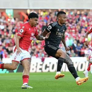 Gabriel Jesus vs Morgan Gibbs-White: Intense Clash in Nottingham Forest vs Arsenal FC Premier League Match