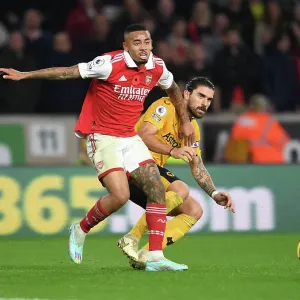 Gabriel Jesus vs Ruben Neves: Intense Battle in Wolverhampton Wanderers vs Arsenal FC Premier League Clash