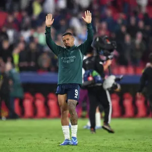 Gabriel Jesus's Goal Secures Arsenal's Victory Over Sevilla in Champions League Group Stage Gabriel Jesus's Goal Secures Arsenal's Victory Over Sevilla in Champions League Group Stage