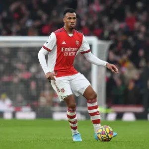 Gabriel Magalhães in Action: Arsenal vs Burnley, Premier League 2021-22