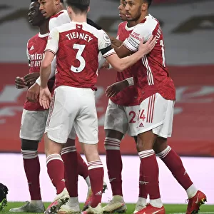 Gabriel Magalhaes Scores for Arsenal Against Wolverhampton Wanderers in Emirates Stadium (2020-21)