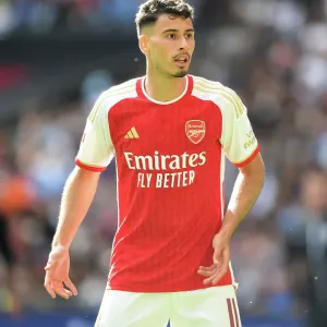 Gabriel Martinelli at the 2023-24 Community Shield: Arsenal vs. Manchester City Gabriel Martinelli at the 2023-24 Community Shield: Arsenal vs. Manchester City