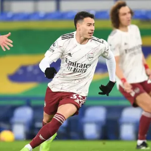 Gabriel Martinelli in Action: Everton vs Arsenal, Premier League 2020-21
