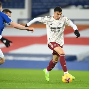 Gabriel Martinelli in Action: Everton vs Arsenal, Premier League 2020-21