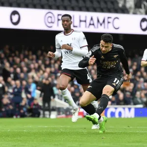 Gabriel Martinelli in Action: Fulham vs. Arsenal, Premier League 2022-23