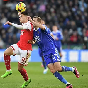 Gabriel Martinelli Breaks Past Timothy Castagne: Leicester City vs. Arsenal FC, Premier League 2022-23
