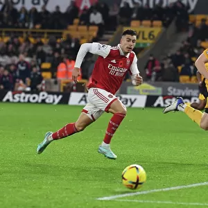 Gabriel Martinelli Breaks Past Wolves Max Kilman: Wolverhampton Wanderers vs Arsenal FC, Premier League 2022-23