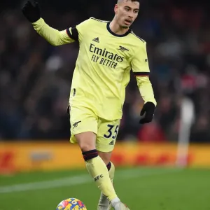 Gabriel Martinelli Faces Off Against Manchester United in Premier League Clash (2020-21) Gabriel Martinelli Faces Off Against Manchester United in Premier League Clash (2020-21)