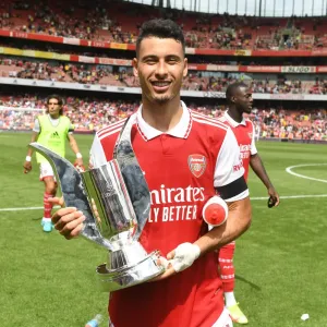 Gabriel Martinelli Lifts Emirates Cup Print