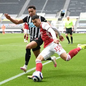 Gabriel Martinelli vs. Jacob Murphy: A Battle at Empty St. James Park - Newcastle United vs. Arsenal, Premier League 2021