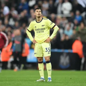 Gabriel Martinelli's Emotional Reaction: Newcastle United vs. Arsenal, Premier League 2021-22 Gabriel Martinelli's Emotional Reaction: Newcastle United vs. Arsenal, Premier League 2021-22