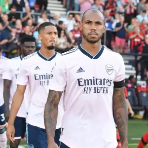 Gabriel Ready for Action: AFC Bournemouth vs. Arsenal FC, Premier League 2022-23 Gabriel Ready for Action: AFC Bournemouth vs. Arsenal FC, Premier League 2022-23
