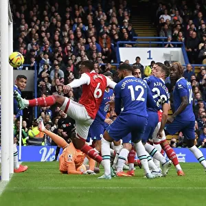 Gabriel Scores the Stunner: Chelsea vs. Arsenal, Premier League 2022-23