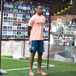 Gabriel Speaks Out: Arsenal's Defender Post-Match at Fulham's Craven Cottage (Premier League 2020-21)