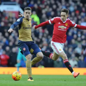 Gabriel vs Januzaj: A Premier League Battle at Old Trafford - Manchester United vs Arsenal, 2015/16 Gabriel vs Januzaj: A Premier League Battle at Old Trafford - Manchester United vs Arsenal, 2015/16