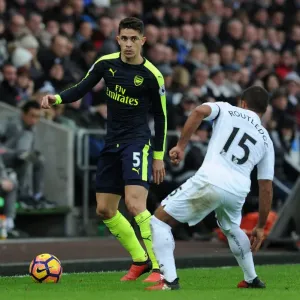 Gabriel vs Routledge: Intense Battle in Swansea City vs Arsenal Premier League Clash Gabriel vs Routledge: Intense Battle in Swansea City vs Arsenal Premier League Clash