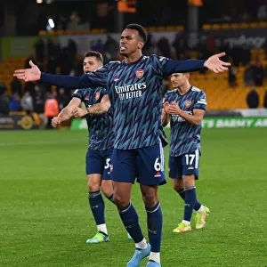 Gabriel's Celebration: Arsenal Secures Win Against Wolverhampton Wanderers in Premier League