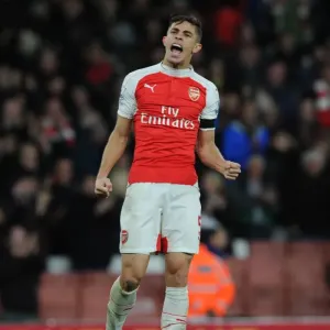 Gabriel's Triumph Print (Arsenal vs Everton 2015/16)