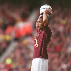 Gael Clichy in Action: Arsenal's Victory Over Manchester City, FA Premier League, Highbury, London, 22/10/05