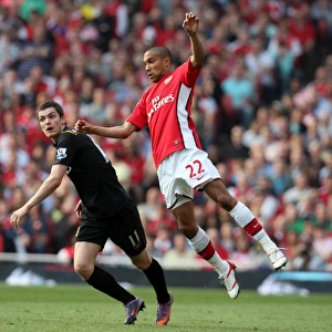 Gael Clichy (Arsenal) Adam Johnson (Man City). Arsenal 0: 0 Manchester City