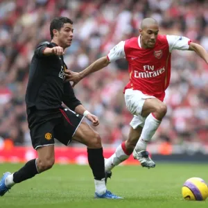 Gael Clichy (Arsenal) Christiano Ronaldo (Manchester United)