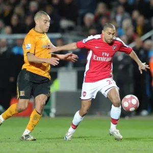 Gael Clichy (Arsenal) Craig Fagan (Hull). Hull City 1: 2 Arsenal, Barclays Premier League Gael Clichy (Arsenal) Craig Fagan (Hull). Hull City 1: 2 Arsenal, Barclays Premier League