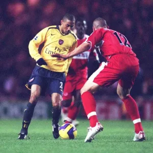 Gael Clichy (Arsenal) Emanuel Pongatetz (Middlesbrough)Middlesbrough 1: 1 Arsenal Gael Clichy (Arsenal) Emanuel Pongatetz (Middlesbrough)Middlesbrough 1: 1 Arsenal