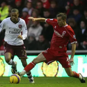 Gael Clichy (Arsenal) Gary O Niel (Middlesbrough)