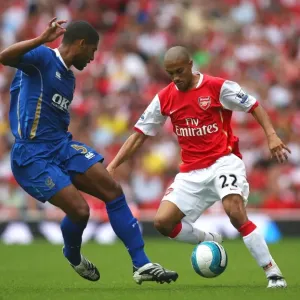 Gael Clichy (Arsenal) Glen Johnson (Portsmouth) Gael Clichy (Arsenal) Glen Johnson (Portsmouth)