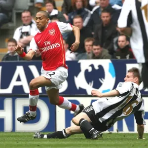Gael Clichy (Arsenal) James Milner (Newcastle United) Gael Clichy (Arsenal) James Milner (Newcastle United)