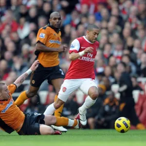 Gael Clichy (Arsenal) Jamie O Hara (Wolves). Arsenal 2: 0 Wolverhampton Wanderers