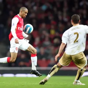 Gael Clichy (Arsenal) Luke Young (Boro) Gael Clichy (Arsenal) Luke Young (Boro)