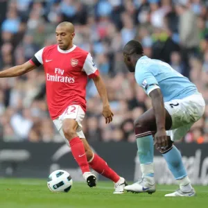 Gael Clichy (Arsenal) Micah Richards (Man City). Manchester City 0: 3 Arsenal Gael Clichy (Arsenal) Micah Richards (Man City). Manchester City 0: 3 Arsenal