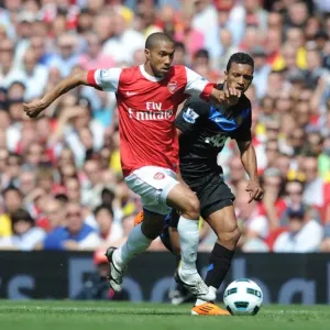 Gael Clichy (Arsenal) Nani (Man United). Arsenal 1: 0 Manchester United