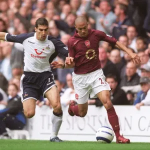 Gael Clichy Print, Tottenham 1:1 Arsenal
