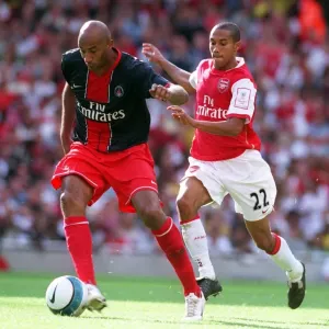 Gael Clichy (Arsenal) Sammy Traore (PSG) Gael Clichy (Arsenal) Sammy Traore (PSG)