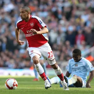 Gael Clichy (Arsenal) Shaun Wright-Phillips (Man City) Gael Clichy (Arsenal) Shaun Wright-Phillips (Man City)