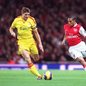 Gael Clichy (Arsenal) Steven Gerrard (Liverpool)