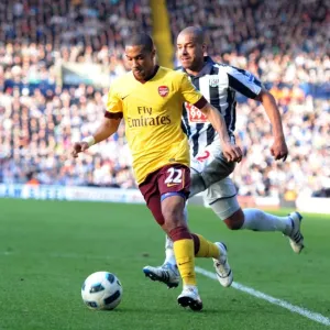 Gael Clichy (Arsenal) Steven Reid (WBA). West Bromwich Albion 2: 2 Arsenal