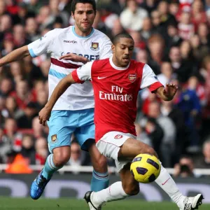 Gael Clichy (Arsenal) Valon Behrami (West Ham). Arsenal 1: 0 West Ham United